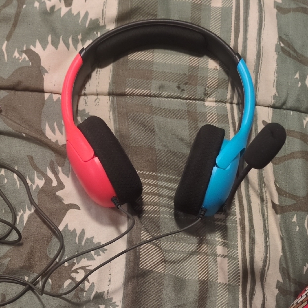 Nintendo Black and Blue Switch Headset